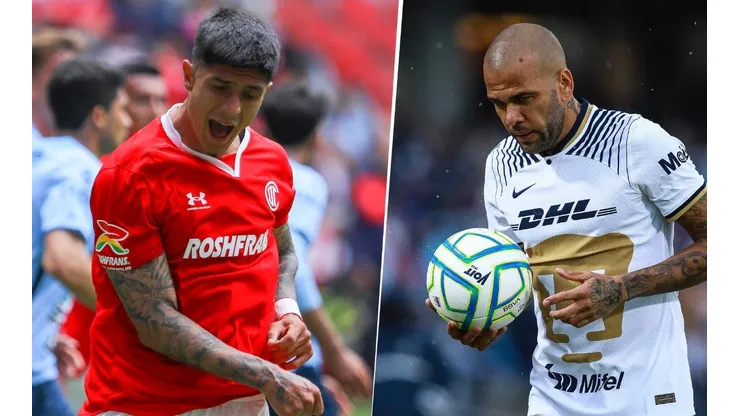 Las alineaciones de Toluca vs Pumas por la Jornada 14 de la Liga MX
