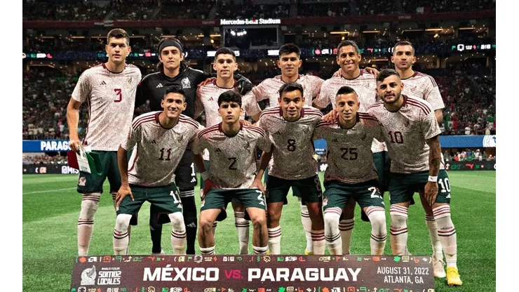 Selección mexicana contra Paraguay 2022