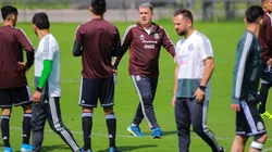 Gerardo Martino y seleccionados en el Centro de Alto Rendimiento
