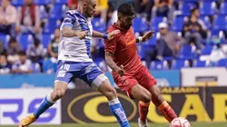 Duelo de argentinos: Federico Mancuello del Puebla y Matías García de Juárez.