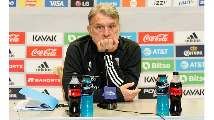 Gerardo Martino en conferencia de prensa.