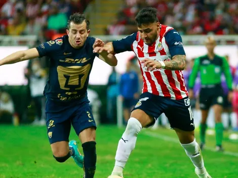 Las alineaciones de las Chivas de Guadalajara vs los Pumas UNAM por la Jornada 11 de la Liga MX