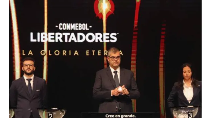 Sorteo de la Copa Libertadores 2022.