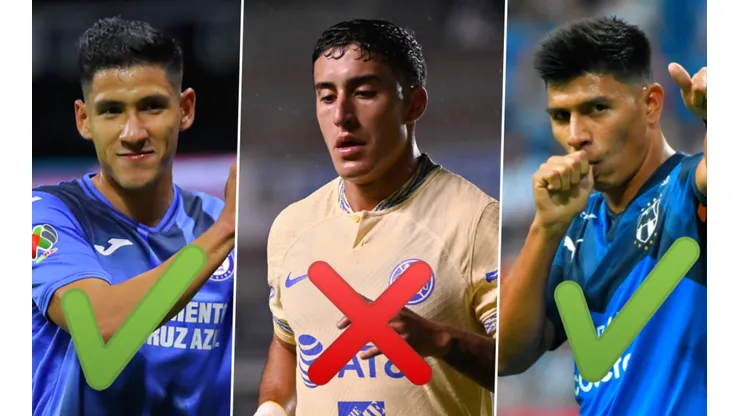 Presentes y ausentes en la lista de la Selección Mexicana.