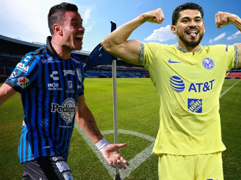 Las alineaciones de Querétaro vs. Club América por la Jornada