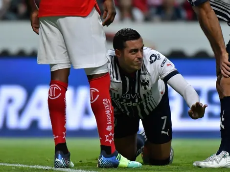 Alarma en Rayados y el Tri: Rogelio Funes Mori salió lesionado ante Toluca