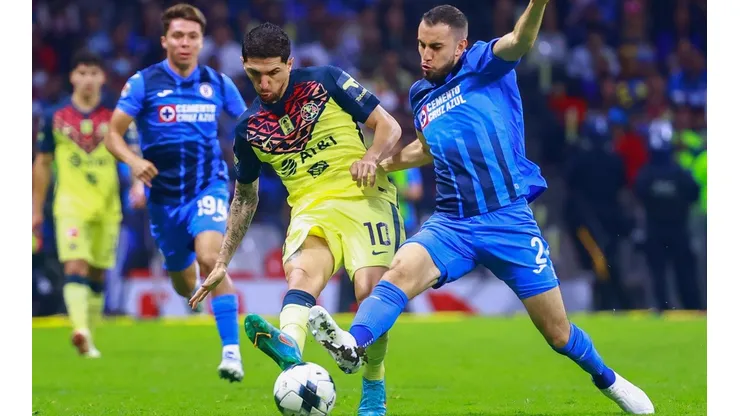 Club América y Cruz Azul se enfrentan en el Clásico Joven por el Torneo Apertura 2022 de la Liga MX