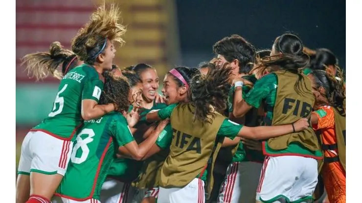 Celebración de la selección mexicana por el pase a cuartos de final del Mundial sub 20.