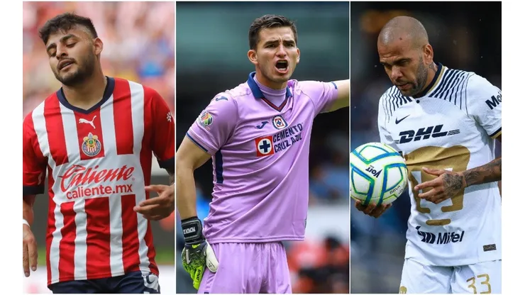 Chivas Alexis Vega, Cruz Azul Sebastián Jurado, Pumas Dani Alves Apertura 2022