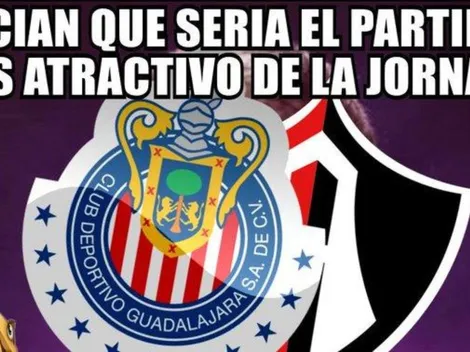 Memes no perdonan a Chivas y Atlas a pesar del buen final del clásico tapatío