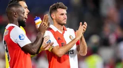 Santi Giménez jugó sus primeros minutos con el Feyenoord.