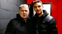 Gerardo Martino y Lionel Scaloni en su encuentro en Argentina.