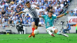 Alfonso González definiendo uno de sus tres goles.
