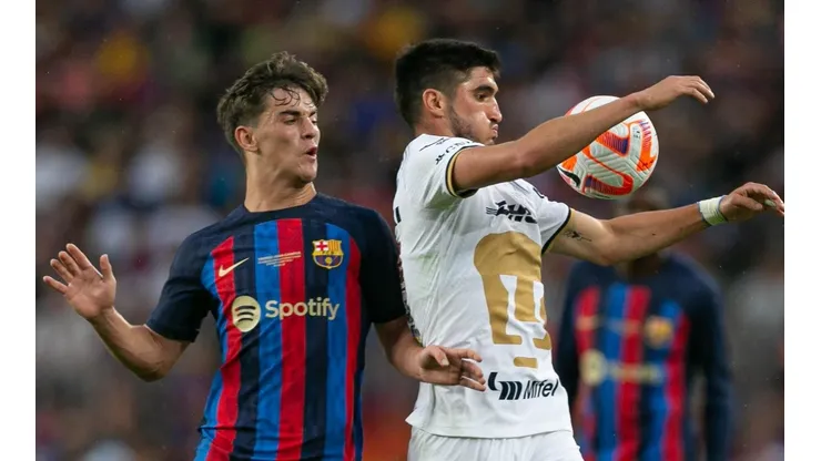 Pumas se fue goleado del Camp Nou.