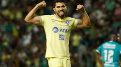 Henry Martín lleva dos goles con las Águilas del América en el Apertura 2022.