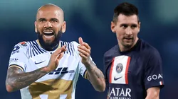 Dani Alves reacciona al título de Leo Messi.