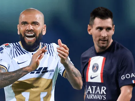 La reacción de Dani Alves ante el nuevo título de Messi