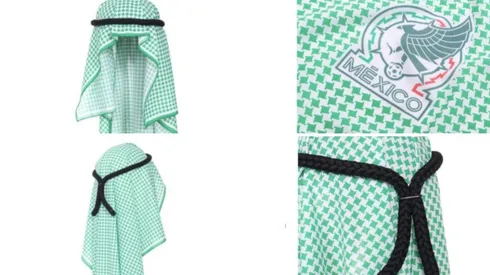 El turbante oficial de la selección mexicana para Qatar 2022.