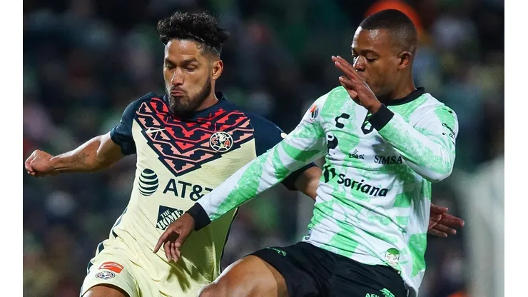 El último enfrentamiento entre América y Santos Laguna.