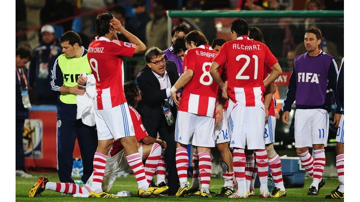 Gerardo Martino alcanzó los cuartos de final de Sudáfrica 2010 con la Albirroja.