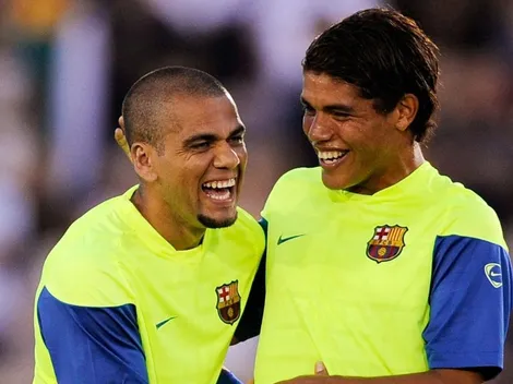 Jona dos Santos le dio la bienvenida a Dani Alves