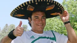 Hugo Sánchez en 2007 como director técnico de la selección mexicana.
