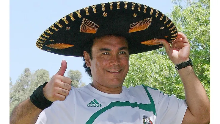 Hugo Sánchez en 2007 como director técnico de la selección mexicana.