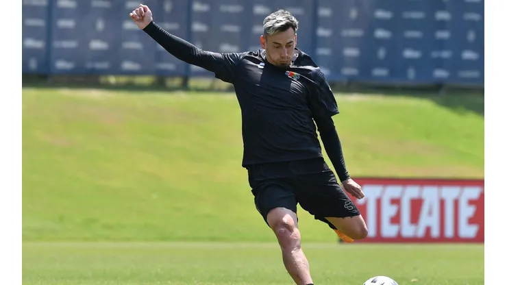 Rubens Sambueza con la selección de la Liga MX para el Juego de Estrellas 2022.