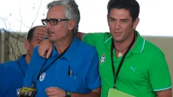 Jesús Martínez y Alejandro Irarragorri en el draft para el torneo Apertura 2012.