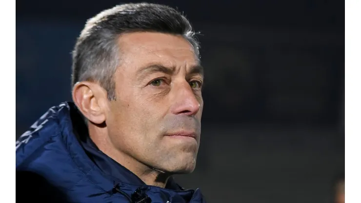 Pedro Caixinha en sus últimos días con Santos.