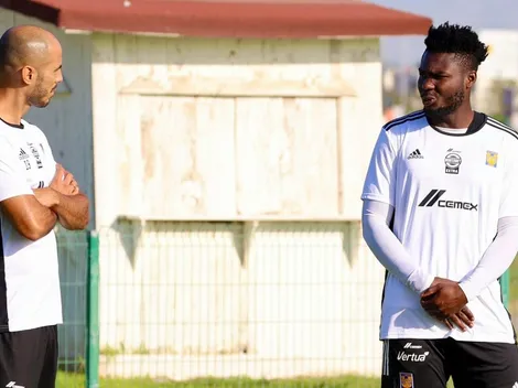 Las palabras de bienvenida de Guido Pizarro a Jordy Caicedo en su primer entrenamiento