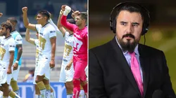 Álvaro Morales carga contra Pumas UNAM.