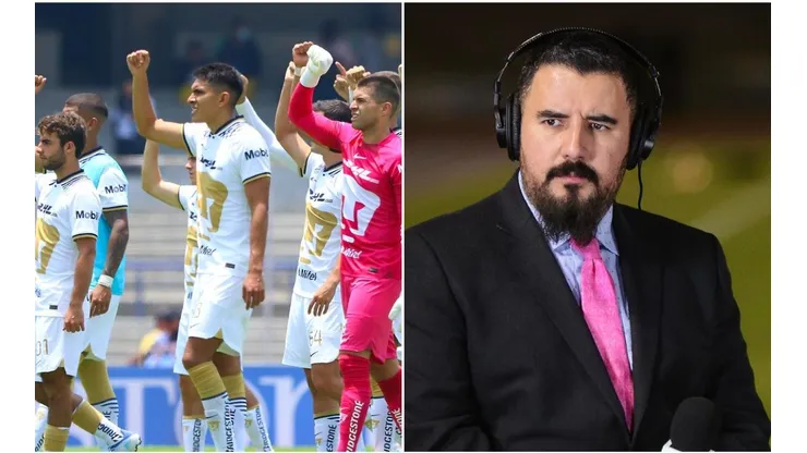 Álvaro Morales carga contra Pumas UNAM.