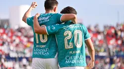León festejó sobre el final ante San Luis.