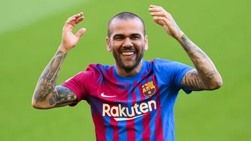 FC Barcelona Unveil New Signing Dani Alves