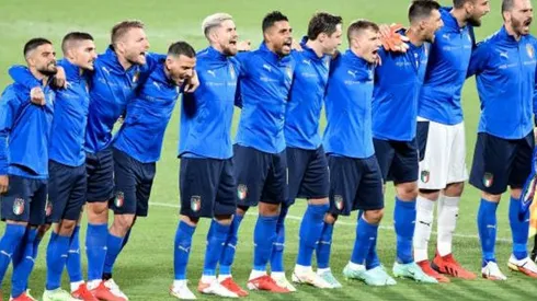 Selección de Italia en la eliminatoria hacia Qatar 2022.