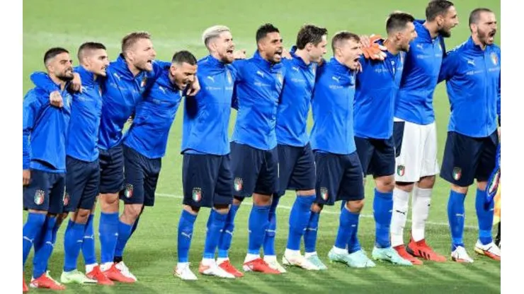 Selección de Italia en la eliminatoria hacia Qatar 2022.