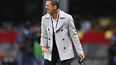 Ciudad de Mexico, 22 de enero de 2022. Diego Cocca, Director Tecnico durante el partido de la jornada 3 del torneo Grita Mexico Clausura 2022 de la Liga BBVA MX, entre las Águilas del America y los Rojinegros de Atlas, celebrado en el estadio Azteca.Foto: Imago7/ Etzel Espinosa