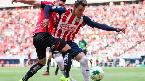 Cristian Calderón contra Edgar Zaldívar en la liguilla del Clausura 2022.