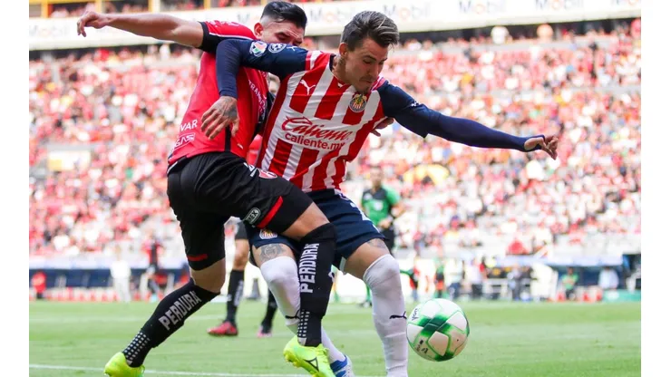 Cristian Calderón contra Edgar Zaldívar en la liguilla del Clausura 2022.
