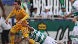 Video: golpes de puño entre jugadores de Tigres y Santos