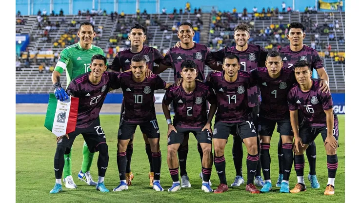 La selección mexicana que jugó ante Jamaica en la Liga de Naciones.