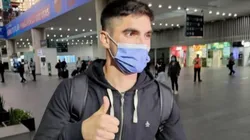 Gustavo Del Prete llegó a la Ciudad para completar su fichaje.