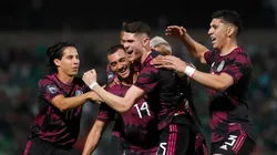 Selección mexicana después del gol de Israel Reyes 2022