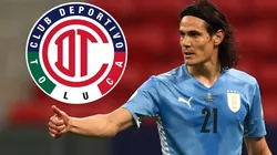 Edinson Cavani estableció pláticas con Toluca.