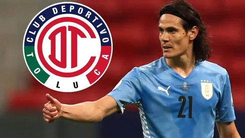 Edinson Cavani estableció pláticas con Toluca.
