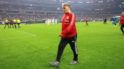 Gerardo Martino en un partido de México de preparación a Qatar 2022.