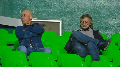 Norberto Scoponi, a la derecha, en un partido de la Liga MX entre León y Monterrey.