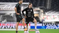 Marcelo Flores vio todo el partido desde el banquillo.