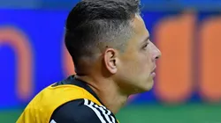 Javier Hernández en su última convocatoria con la selección mexicana, en septiembre de 2019.